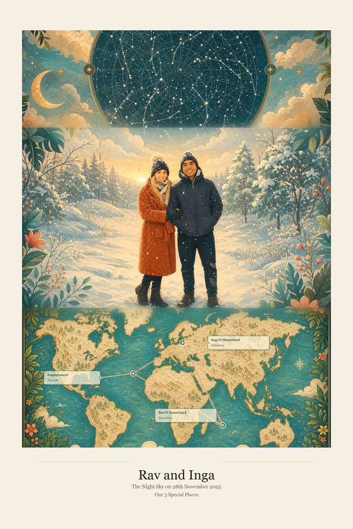 Storybook Graphic portrait artwork example